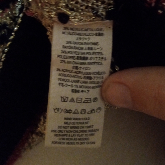 Free People Ski Lake Metallic One Shoulder Sweater Size Small - Picture 9 of 9